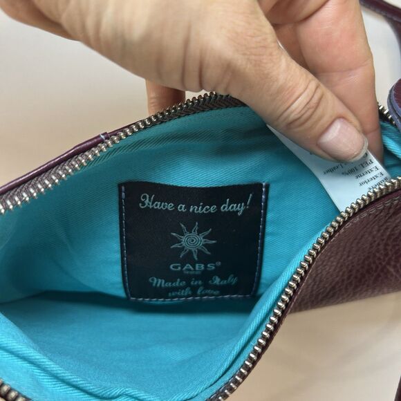 Gabs Bag Beyonce M Crossbody Bag Red Maroon Leather Purse - Picture 9 of 11